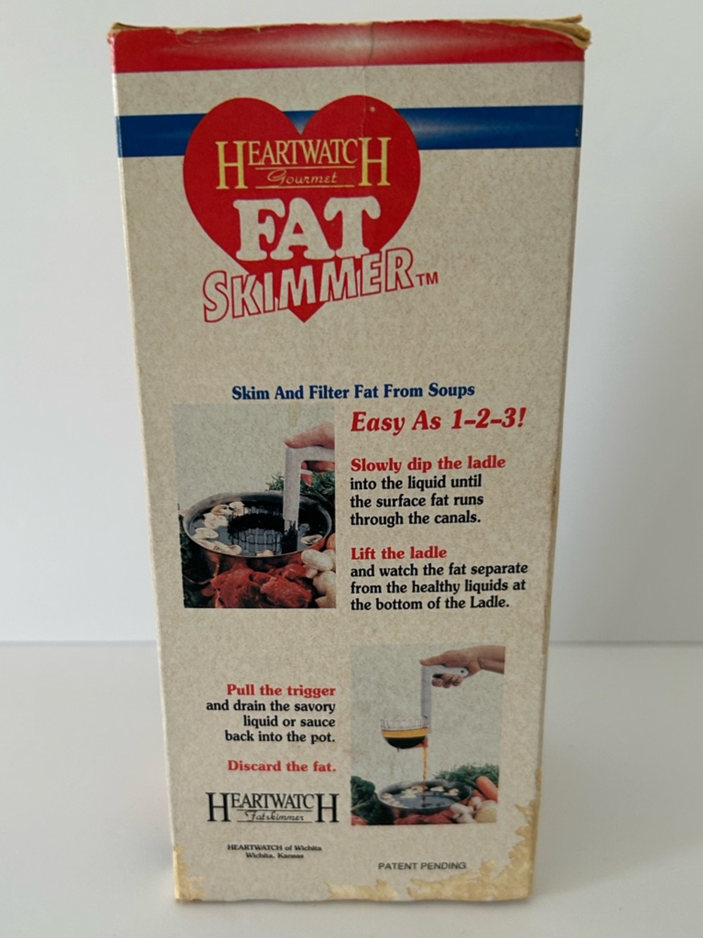 Vintage HeartWatch Gourmet Fat Skimmer for Gravy, Soups, Stews, and Sauces - Picture 16 of 16
